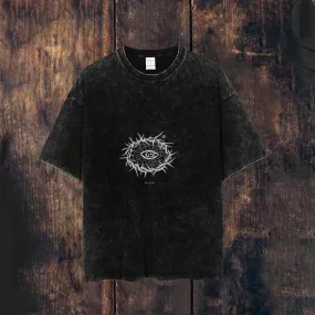 Mens Spider Web Print Tee