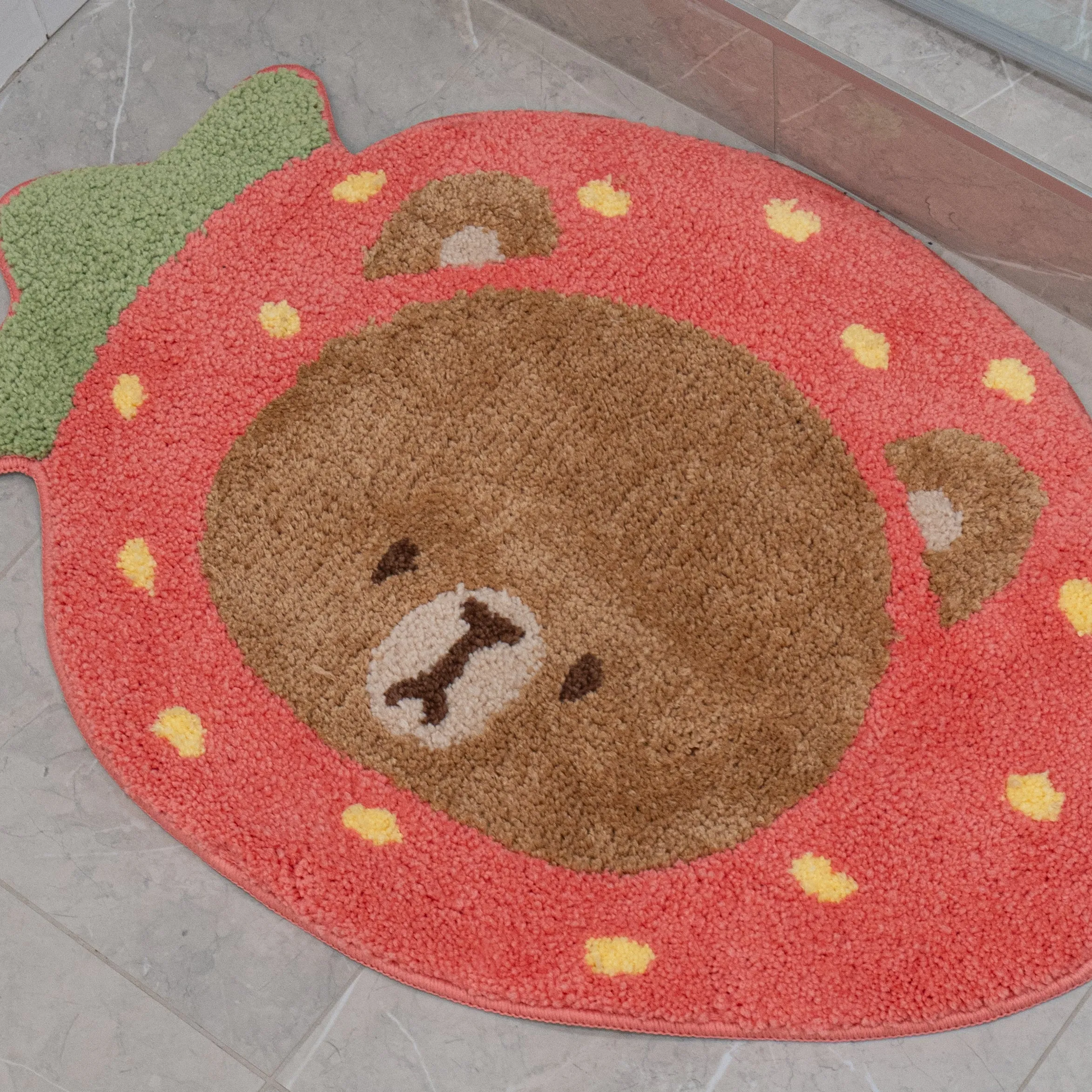 Mocha Strawberry Rug