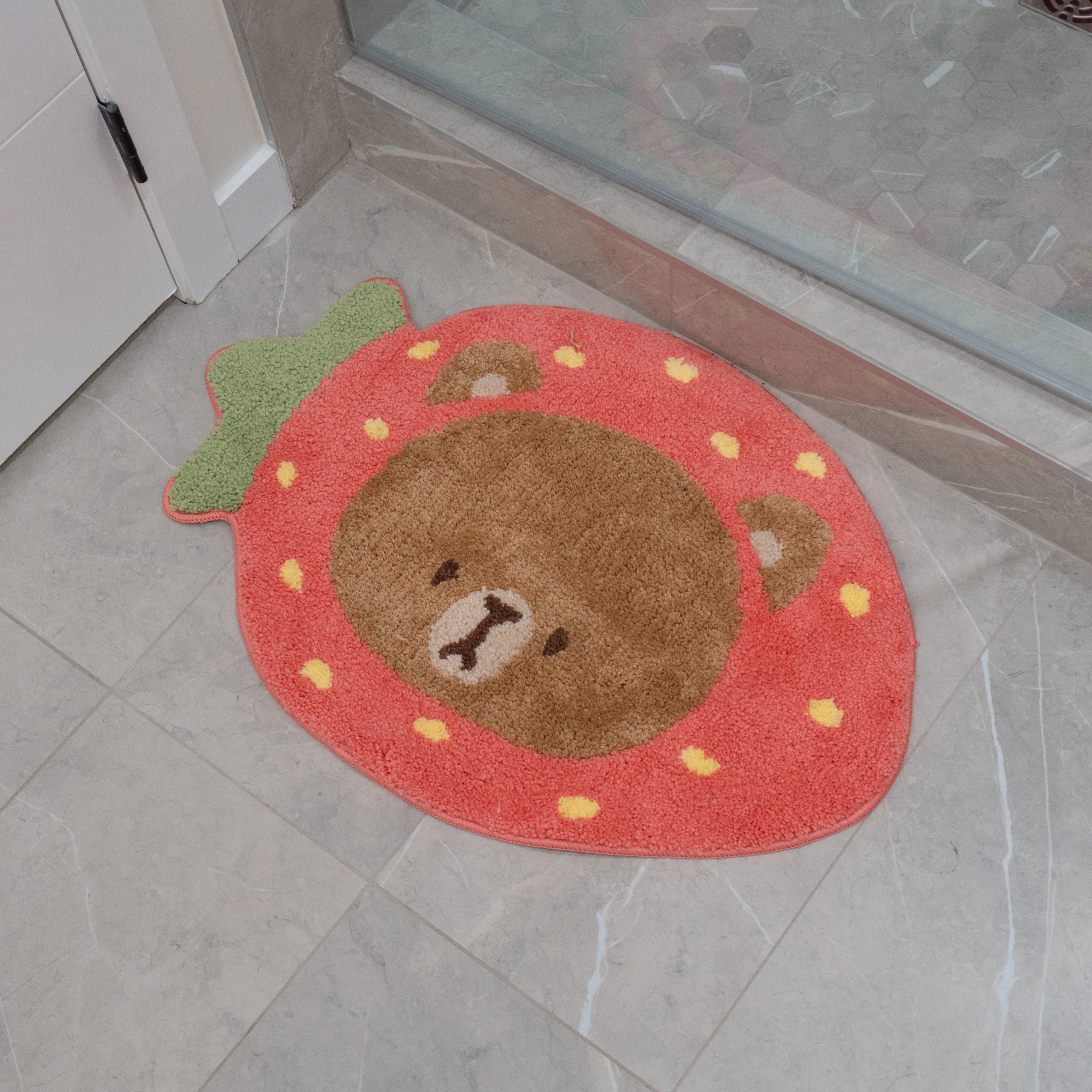 Mocha Strawberry Rug