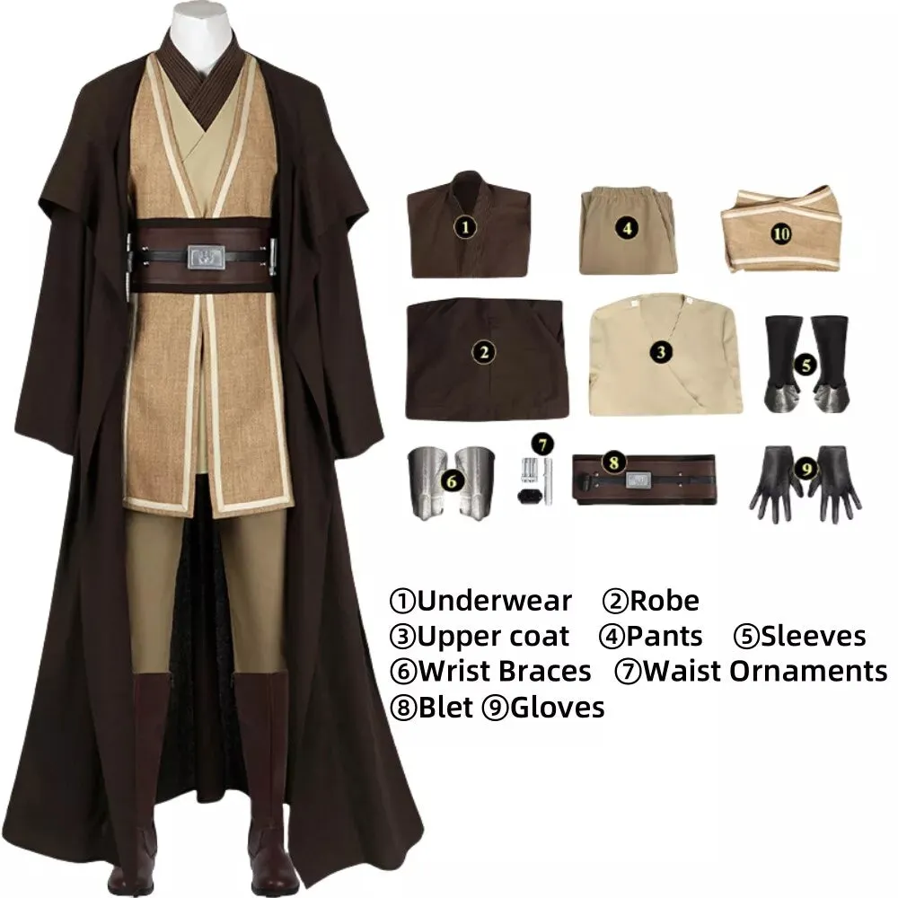 【New Arrival】Xcoser Star Wars: The Acolyte Sol Cosplay Costume Jedi Master Outfit Full Set