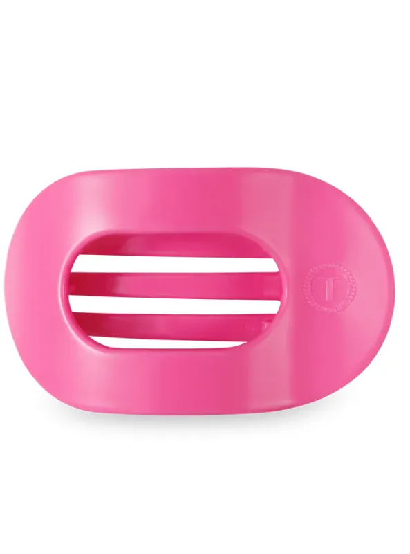 Paradise Pink Medium Flat Round Hair Clip