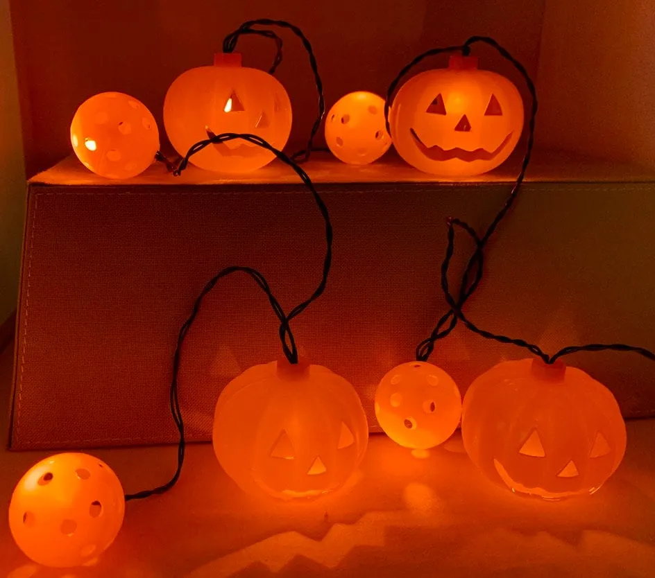 Pickleball Halloween Lights | Pickleball Halloween Gifts And Decor