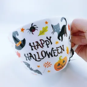 Portobello By Design Trick Or Treat Happy Halloween Bone China XL Coffee Mug Tea Cup