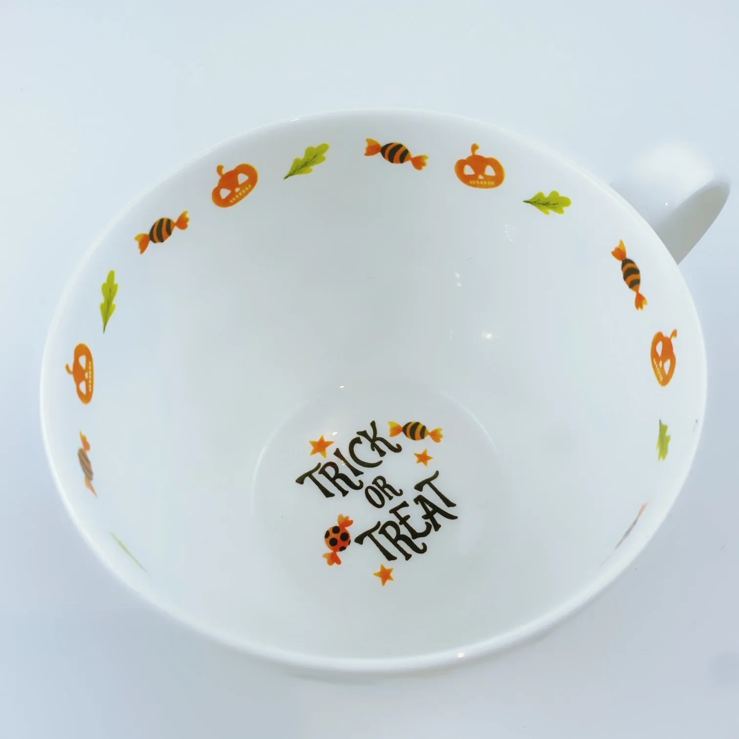 Portobello By Design Trick Or Treat Happy Halloween Bone China XL Coffee Mug Tea Cup