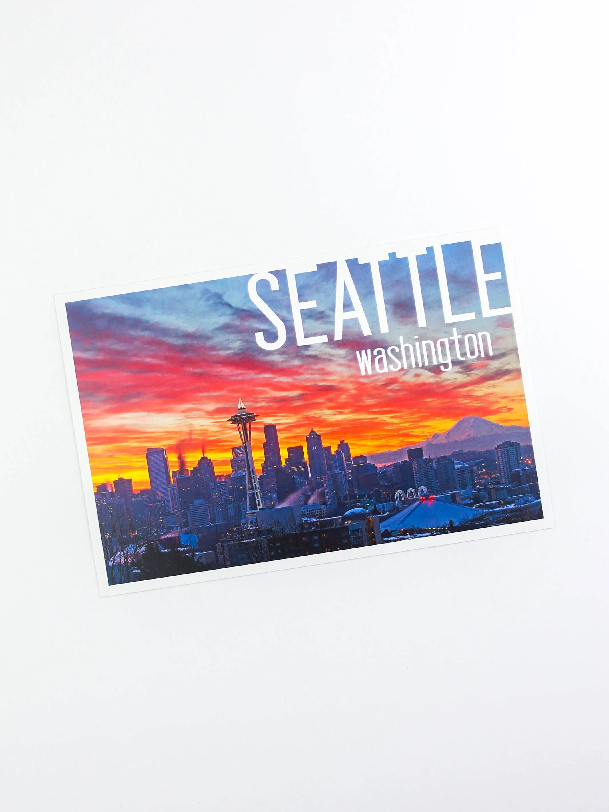 Postcards - Seattle Rainier and Sunrise