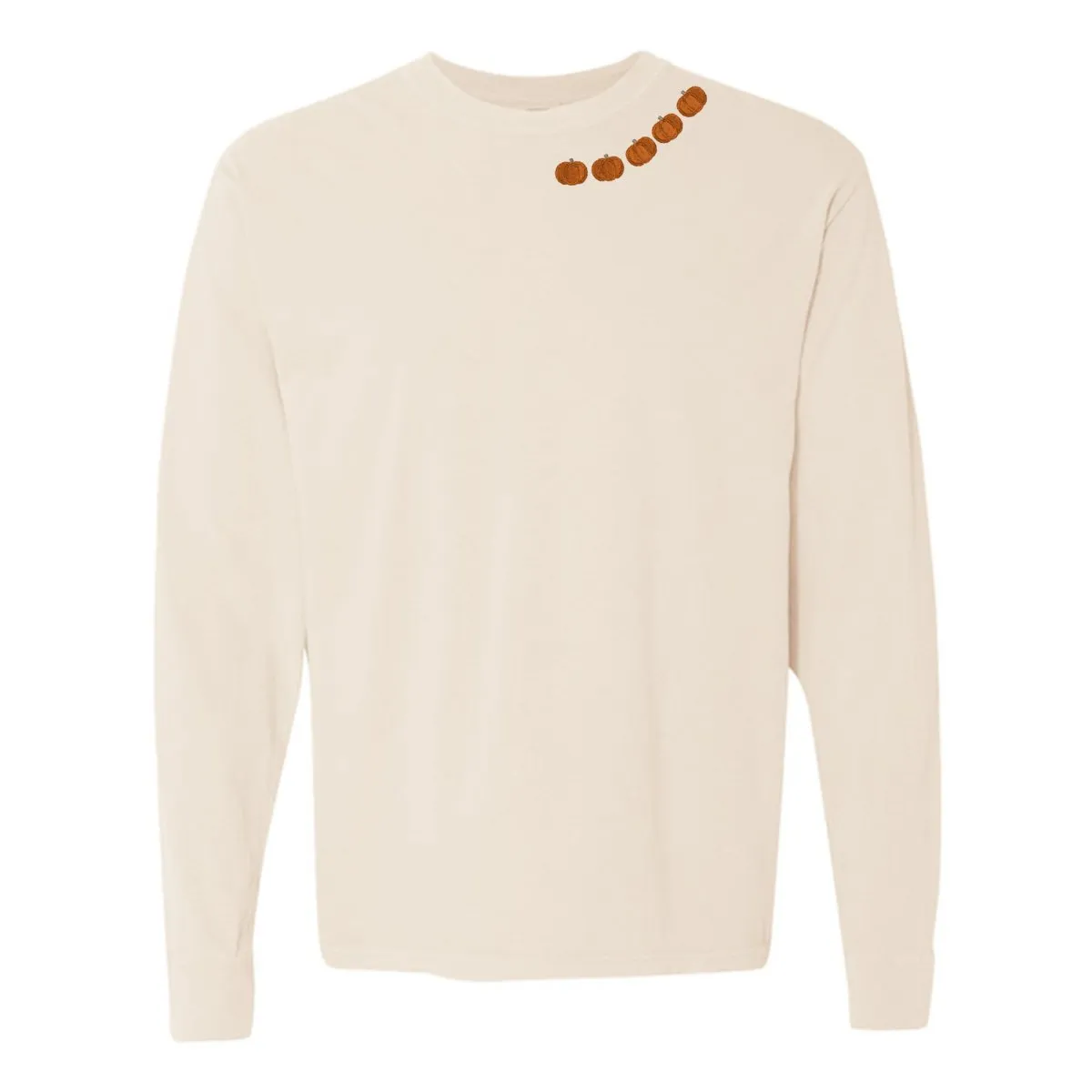 'Pumpkin Collar' Long Sleeve T-Shirt