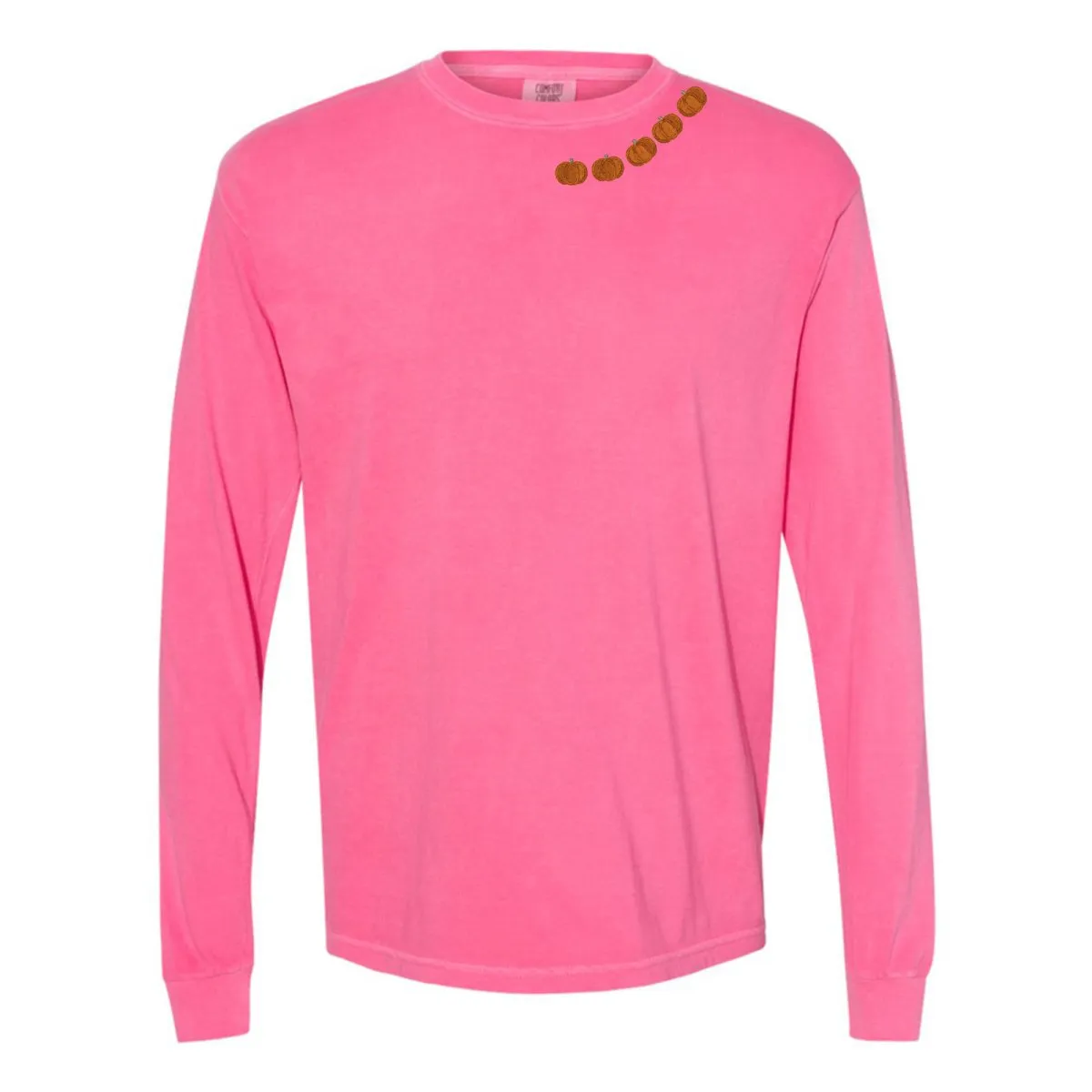 'Pumpkin Collar' Long Sleeve T-Shirt