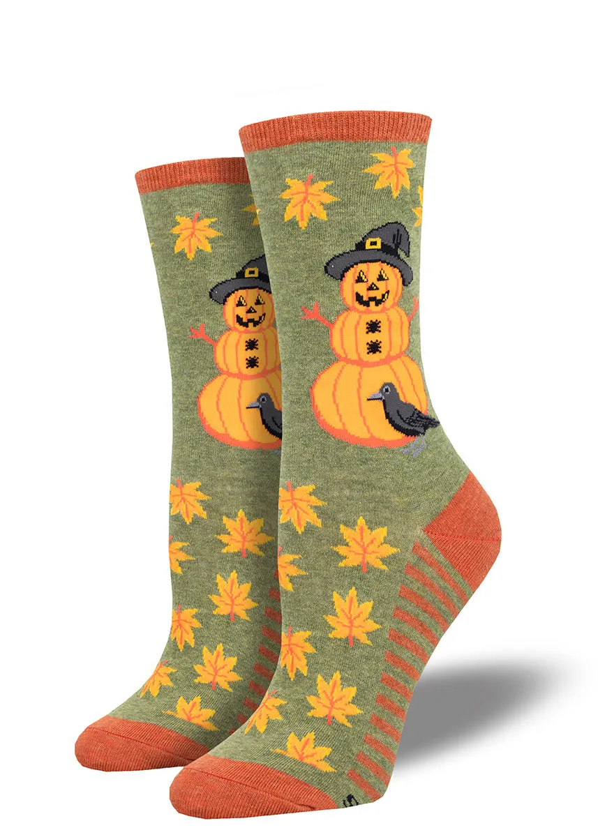 Pumpkin Man Women's Socks