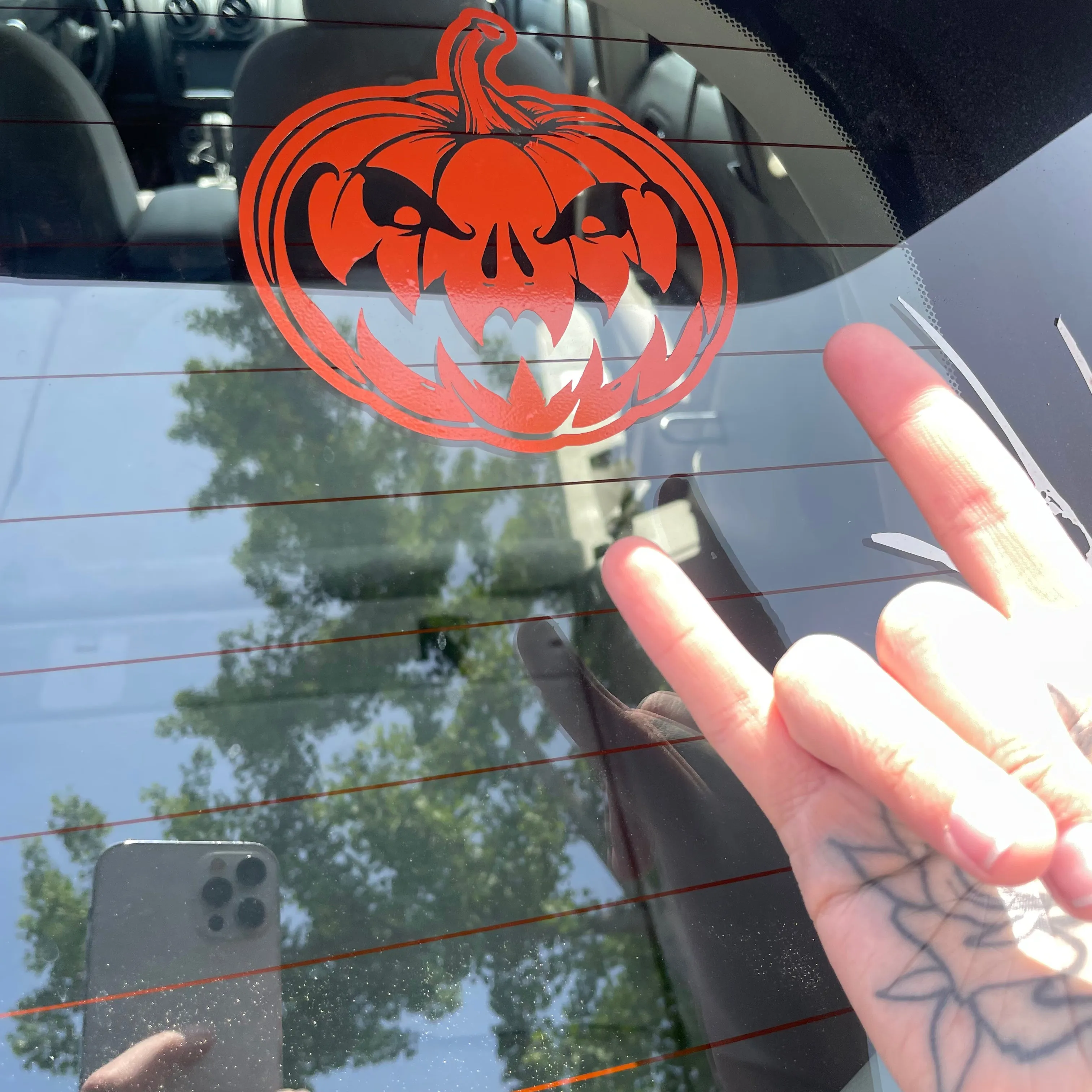 Pumpkin Vinyl Decal Sticker