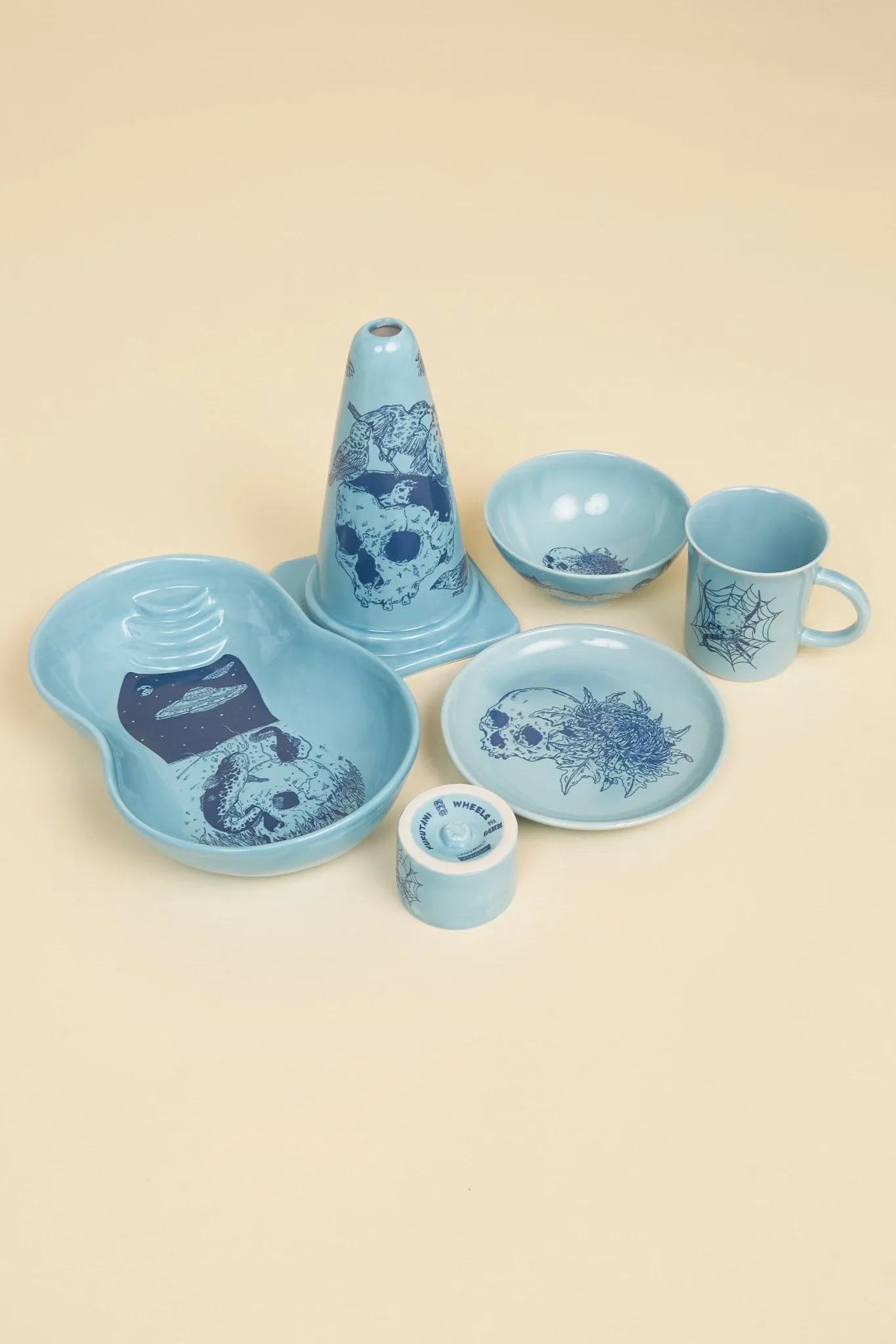 Radiall Kumo Dokuro Mug - Blue