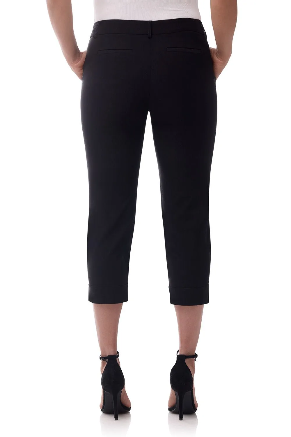 Rekucci EcoCosy Cuffed Modern Cargo Crop Pant