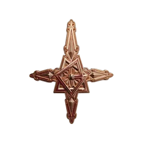 Rose Gold Grucifix Pin