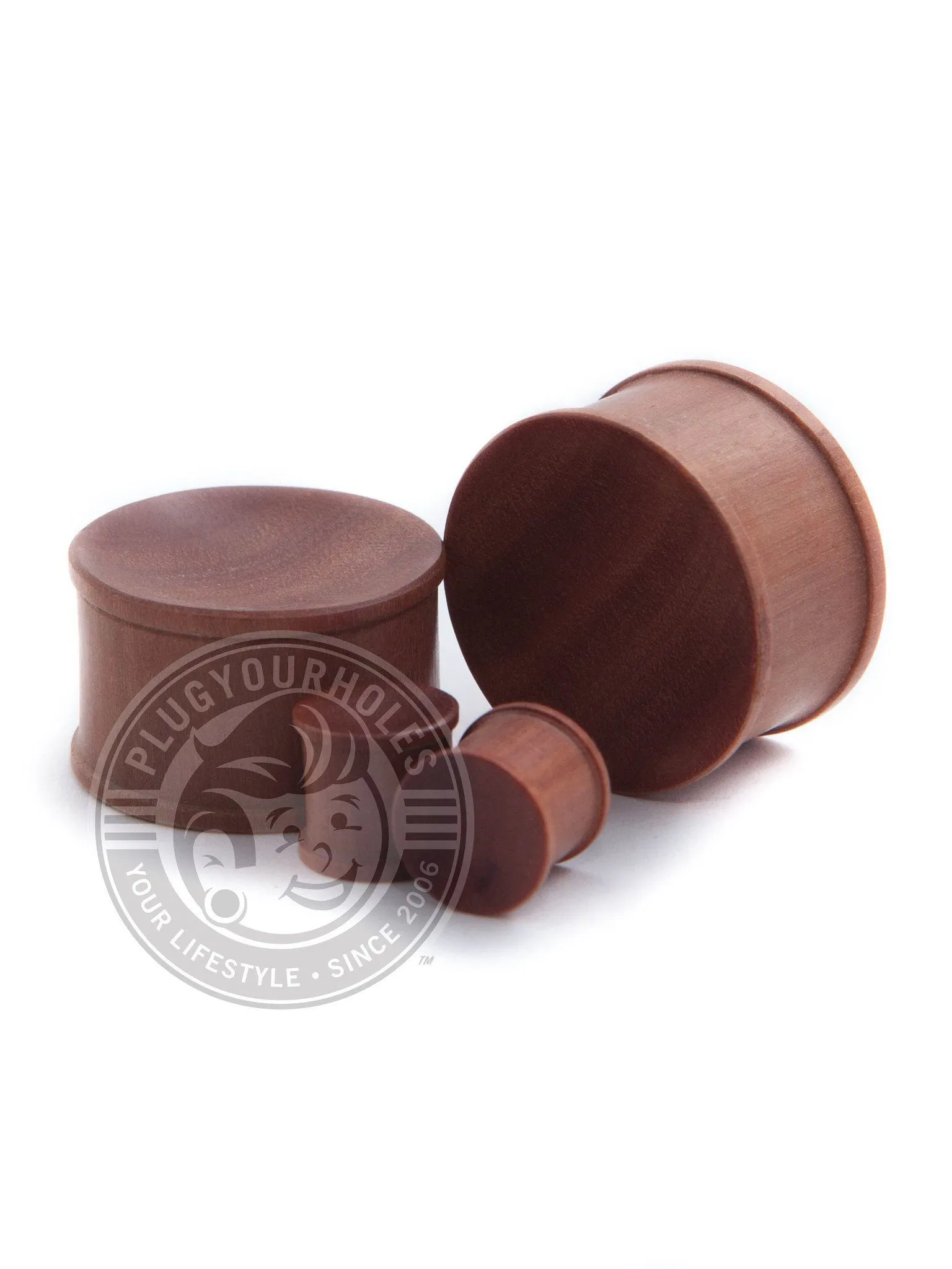 Saba Wood Concave Plugs