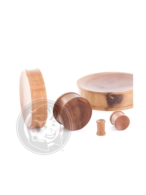 Saba Wood Concave Plugs