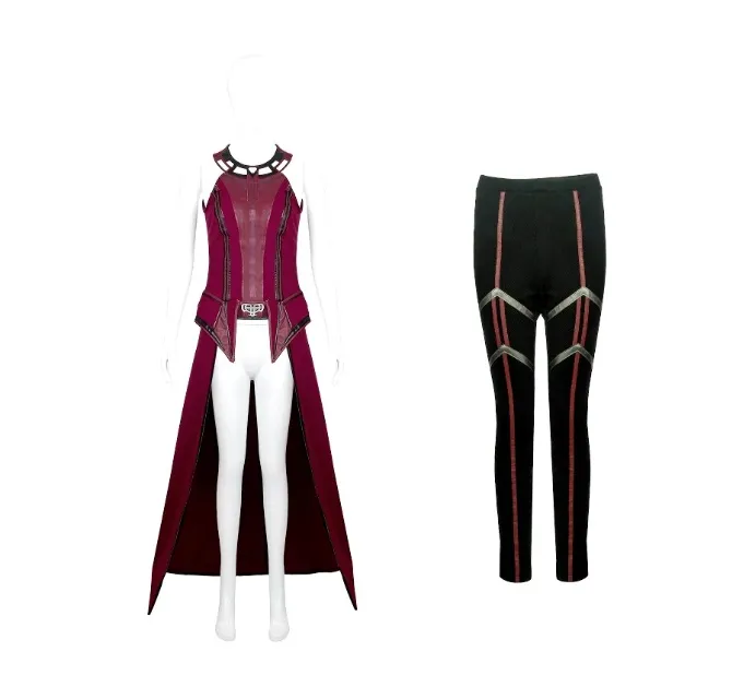 Scarlet Witch Cosplay Ensemble: Wanda Maximoff's Mystical Attire