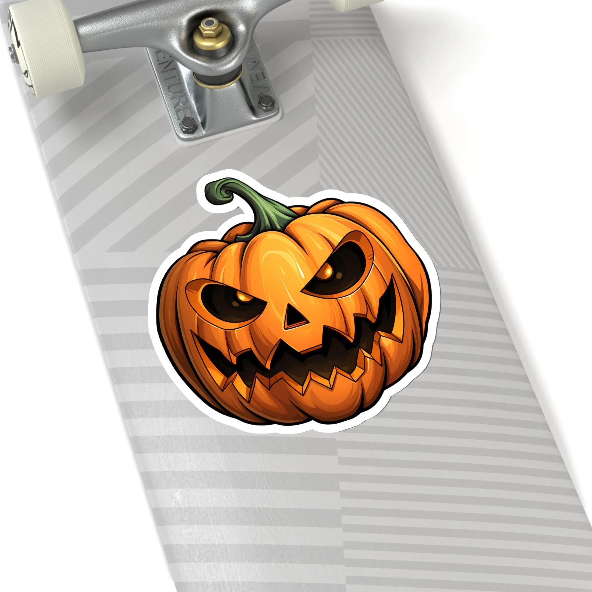 Scary Halloween Jack O Lantern Stickers - Perfect for Haunted Fun