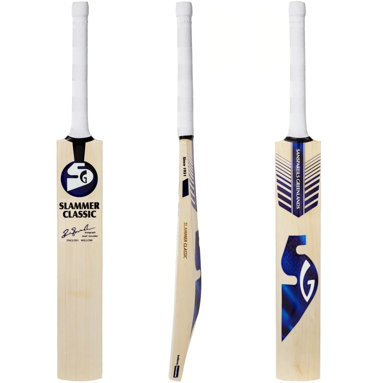 SG Cricket Bat Slammer-Classic English Willow - SH