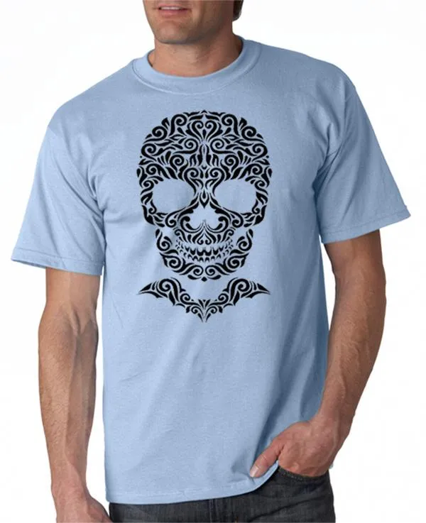 Skull with Bat Bowtie T-Shirt Halloween