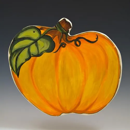 Small Pumpkin Wreath-Wall Tile