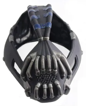 【Sonderangebot】Xcoser Bane Maske Erwachsenenkostüm Requisiten für Dark Knight Cosplay Silber