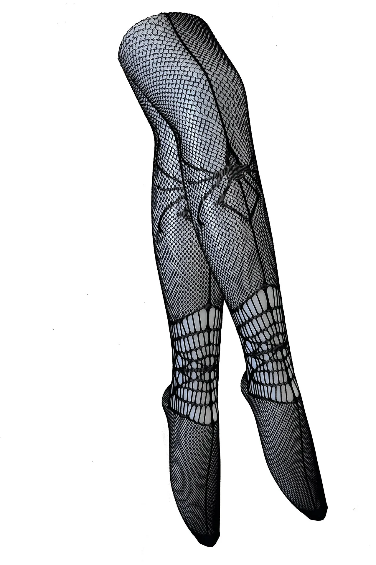 Spider fishnet stockings