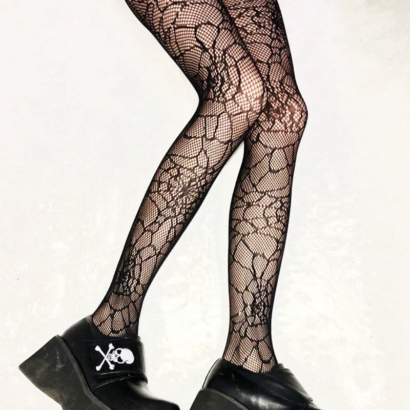 Spider Web Tights