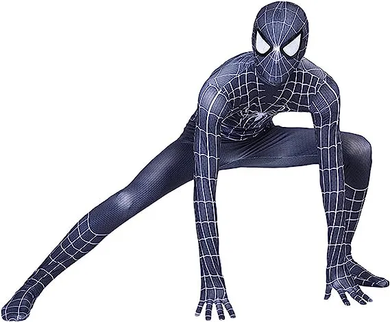 Spiderman Black Symbiote Cosplay Costume