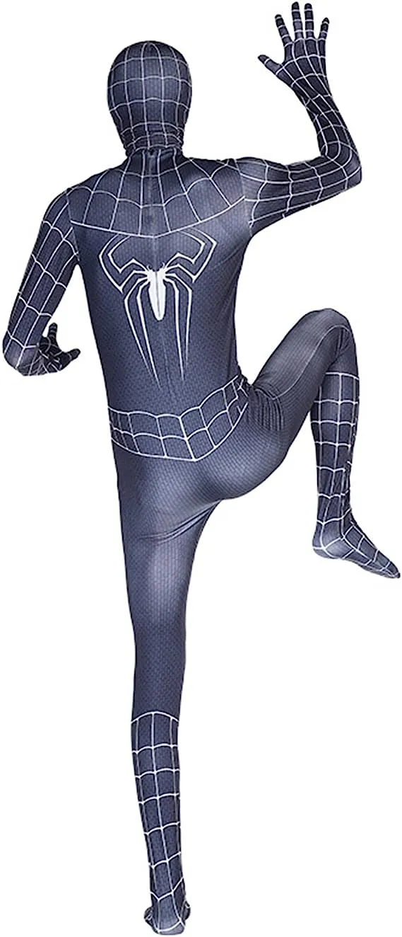 Spiderman Black Symbiote Cosplay Costume