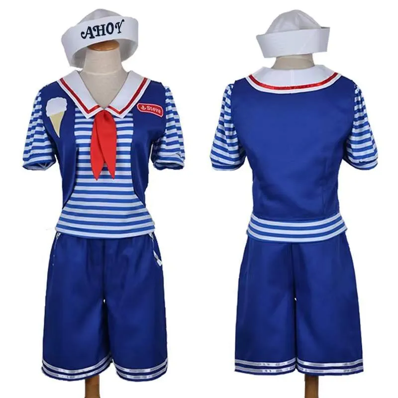 Stranger Things Steve Scoops Ahoy Cosplay Costume