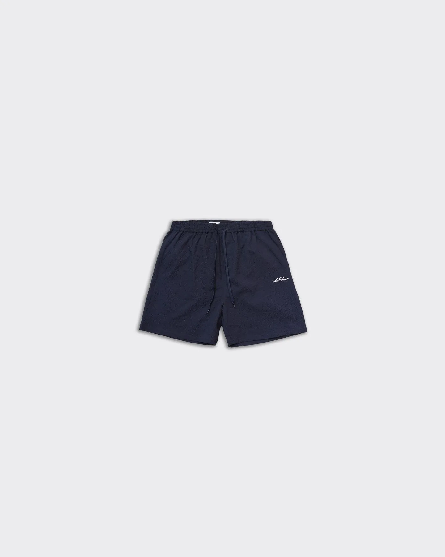 Swim Short Stan Seersucker Dark Navy