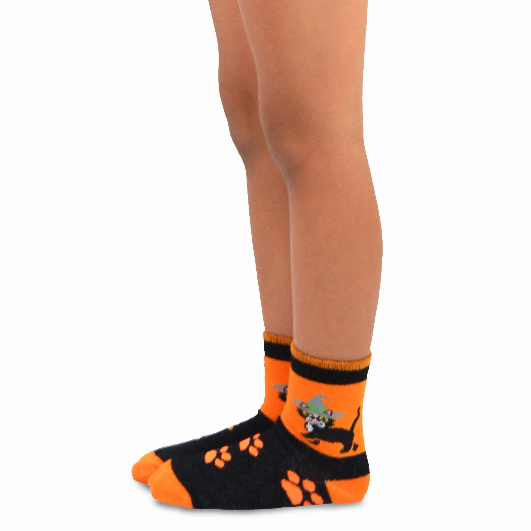 TeeHee Socks Kid's Halloween Cotton Short Crew Assorted 3-Pack (11240)