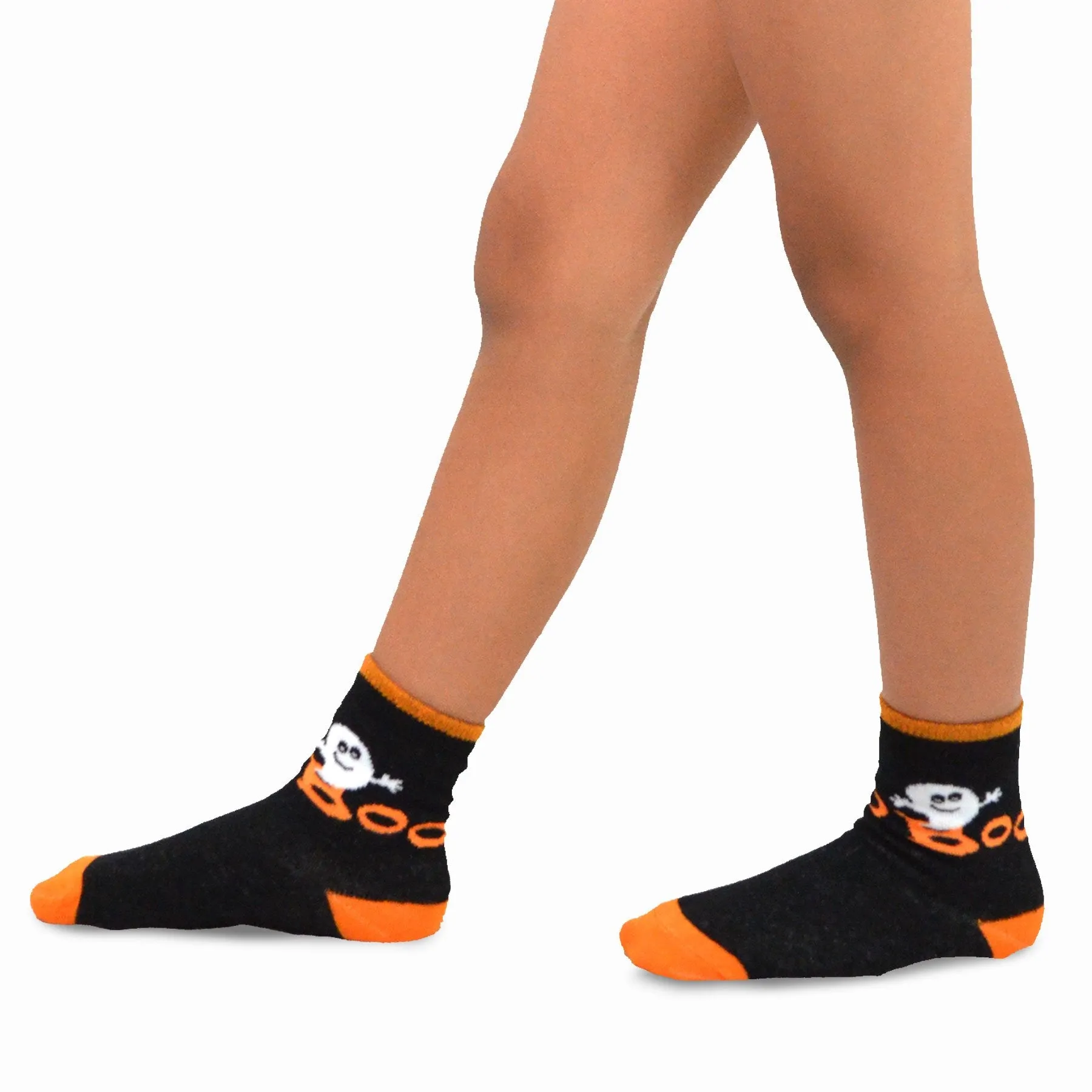 TeeHee Socks Kid's Halloween Cotton Short Crew Assorted 3-Pack (11240)