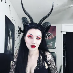 The Baphomet Horns Headpiece