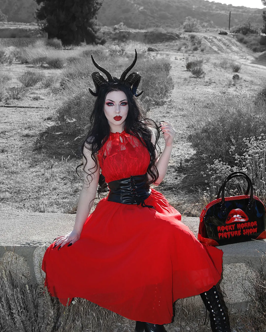 The Baphomet Horns Headpiece