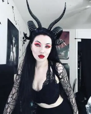 The Baphomet Horns Headpiece