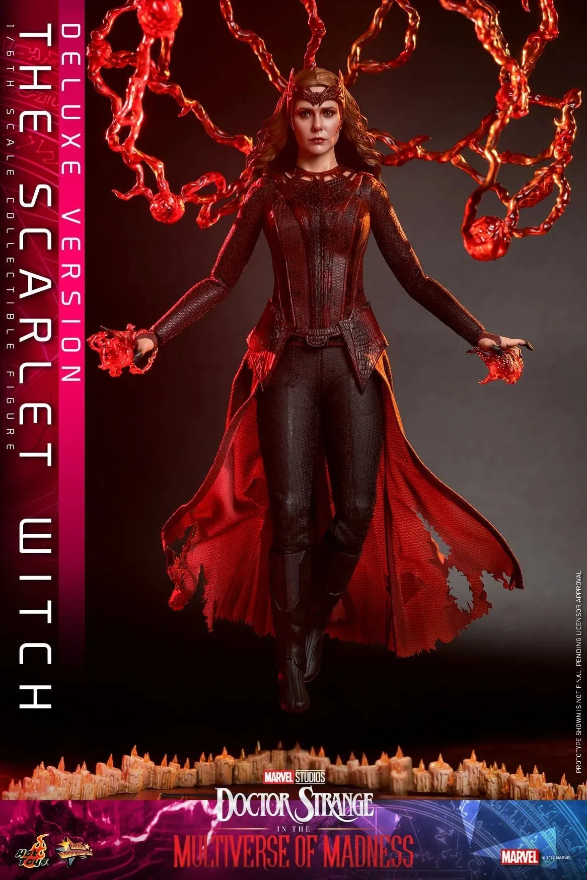 The Scarlet Witch: Deluxe: Multiverse Of Madness: Marvel: MMS653: Hot Toys