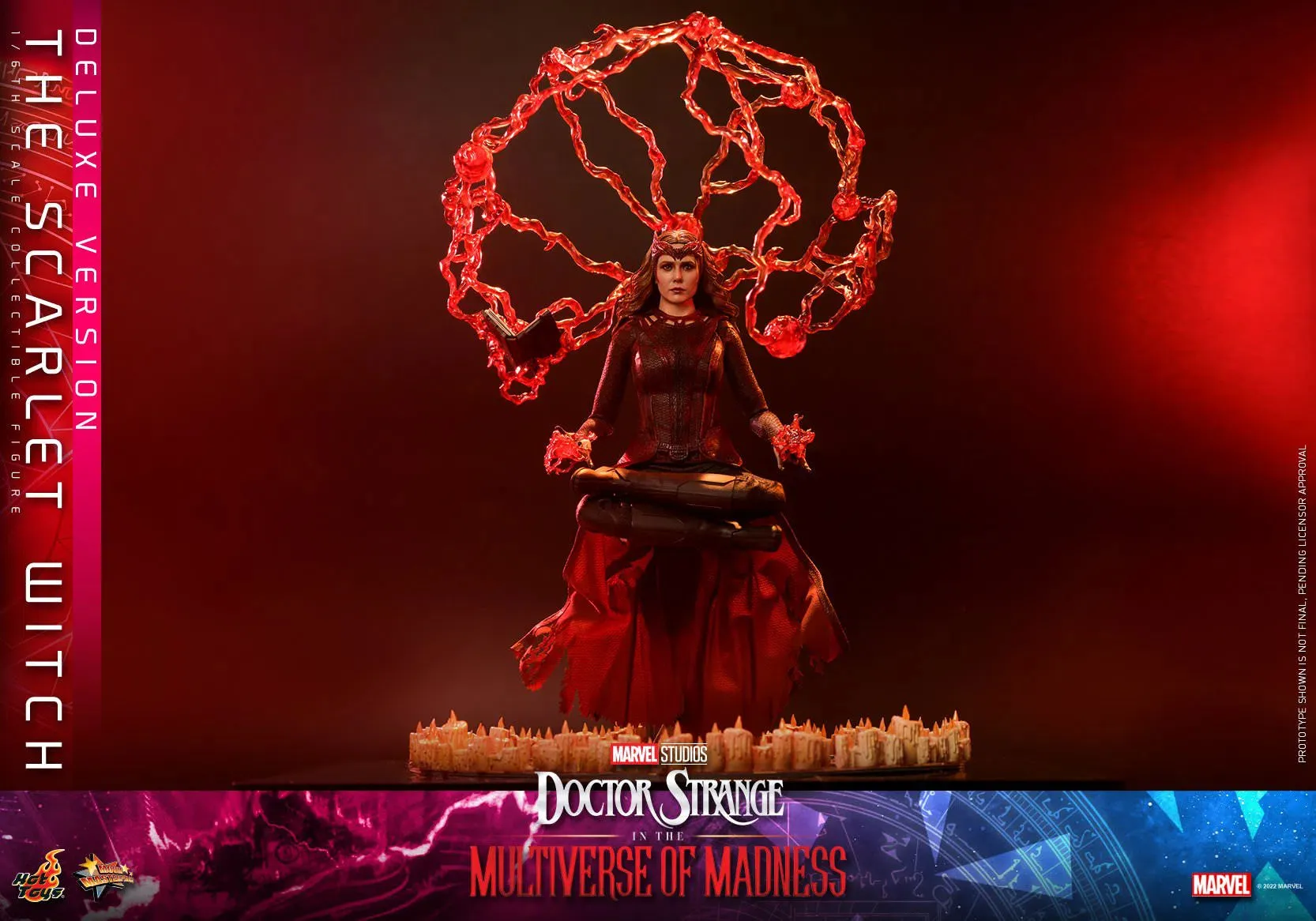 The Scarlet Witch: Deluxe: Multiverse Of Madness: Marvel: MMS653: Hot Toys