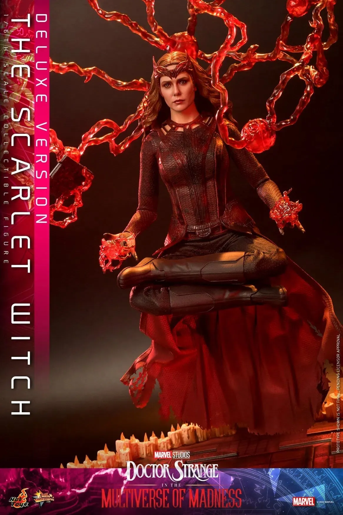 The Scarlet Witch: Deluxe: Multiverse Of Madness: Marvel: MMS653: Hot Toys