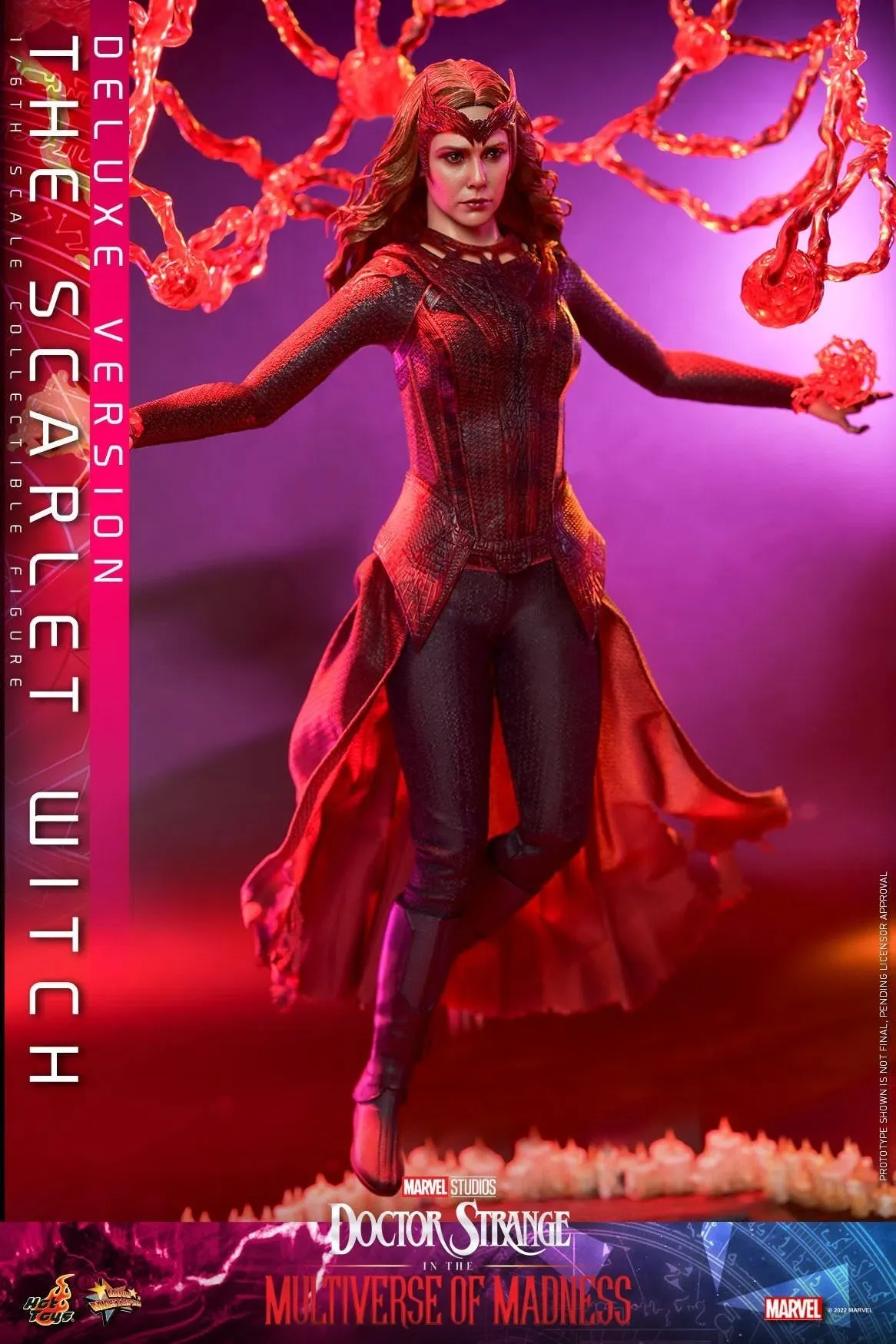 The Scarlet Witch: Deluxe: Multiverse Of Madness: Marvel: MMS653: Hot Toys