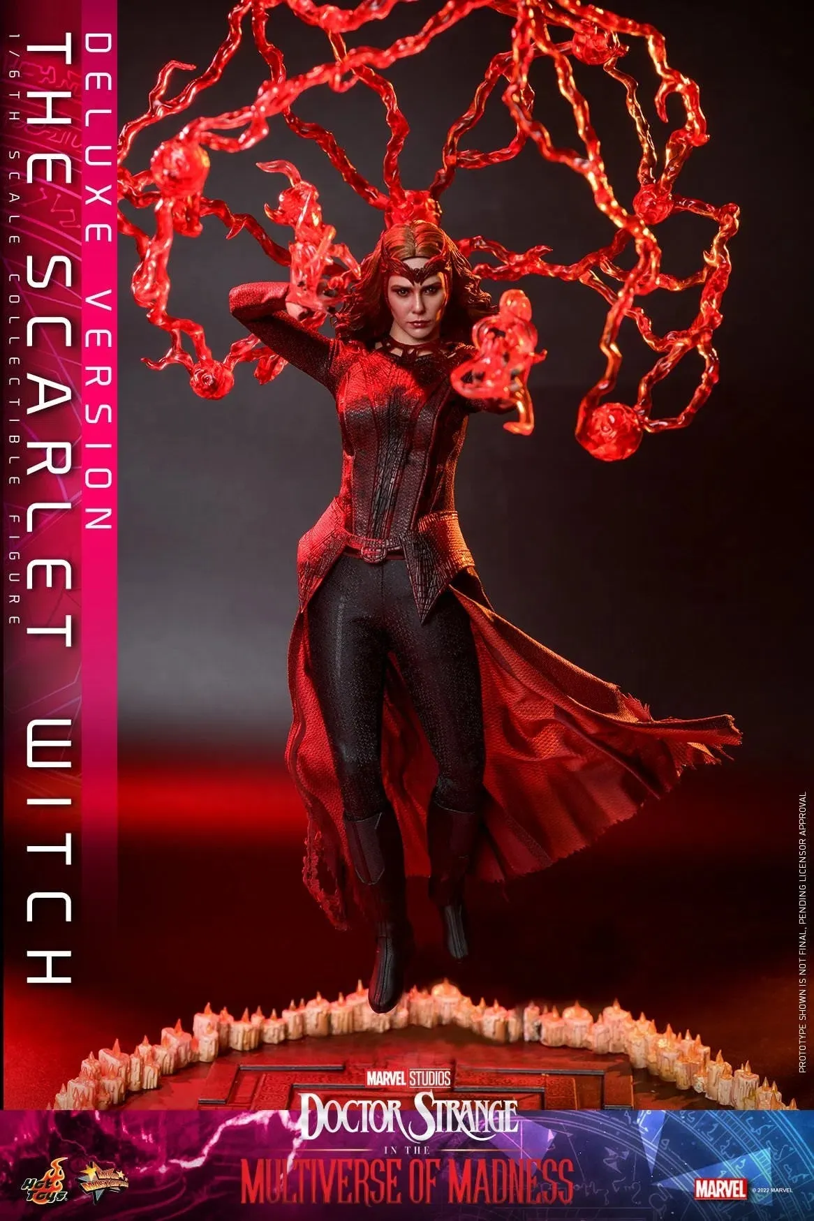 The Scarlet Witch: Deluxe: Multiverse Of Madness: Marvel: MMS653: Hot Toys