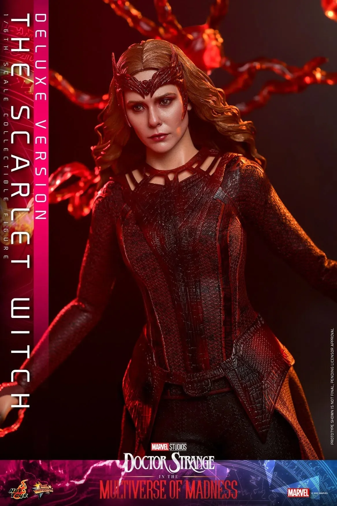 The Scarlet Witch: Deluxe: Multiverse Of Madness: Marvel: MMS653: Hot Toys