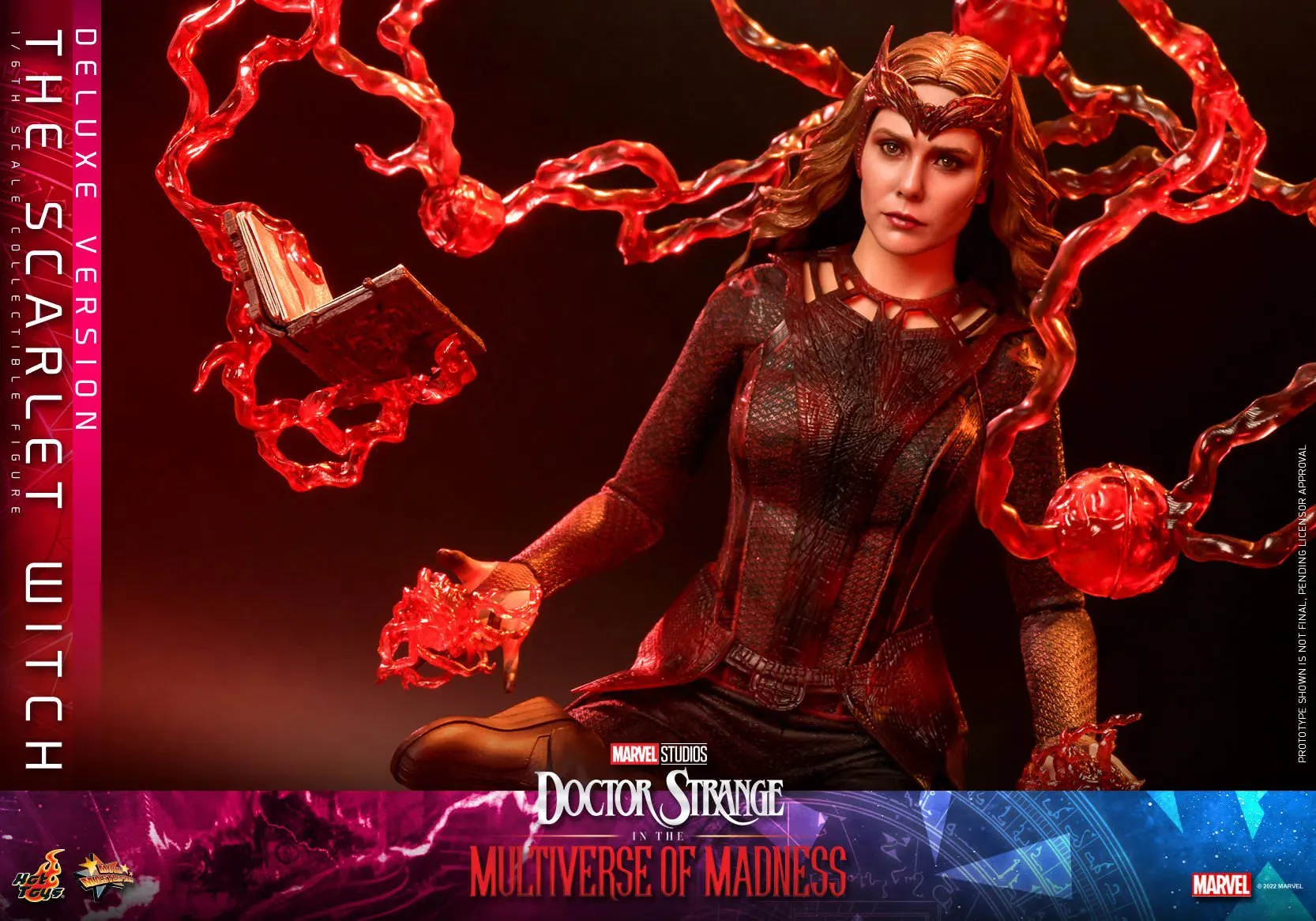 The Scarlet Witch: Deluxe: Multiverse Of Madness: Marvel: MMS653: Hot Toys