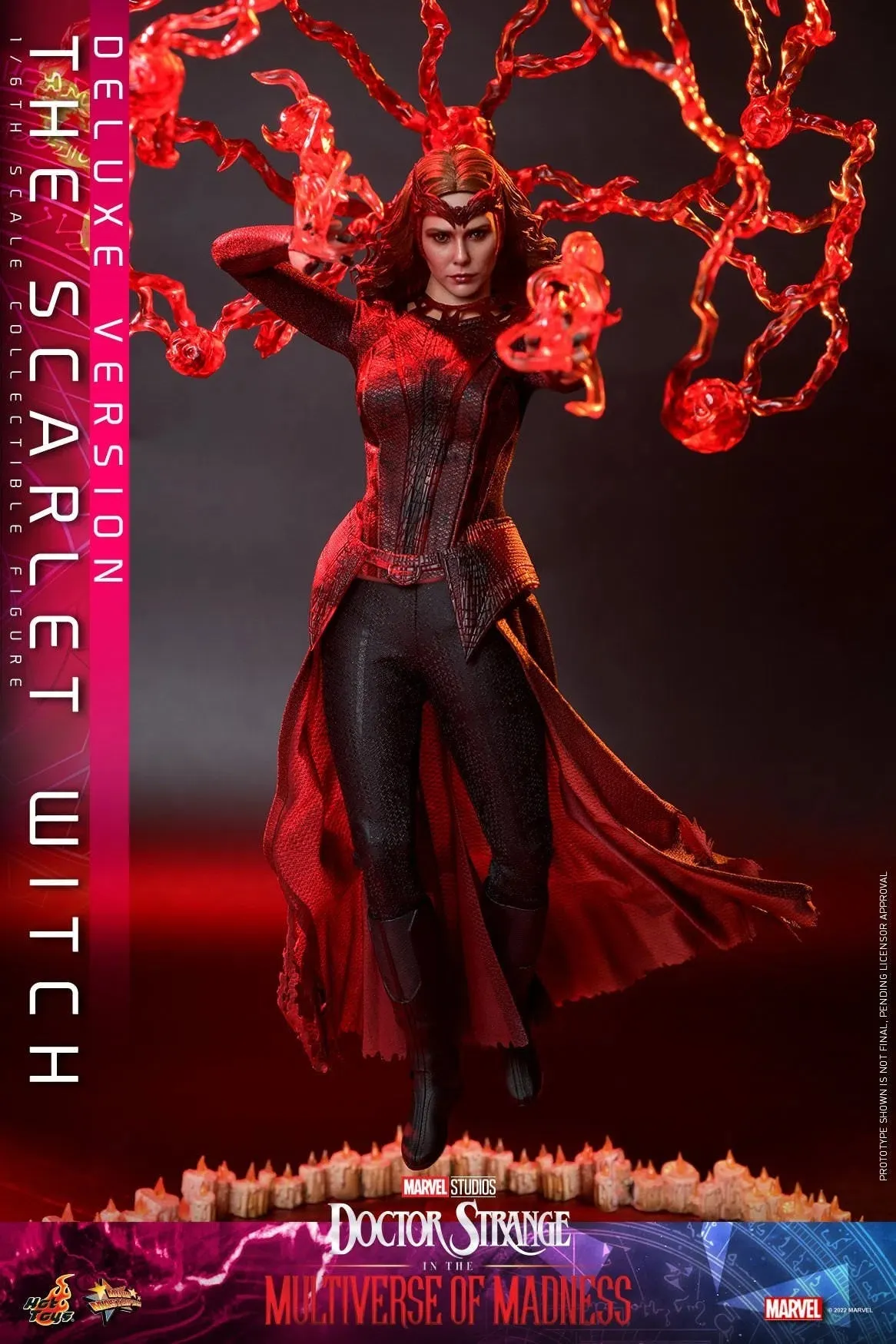 The Scarlet Witch: Deluxe: Multiverse Of Madness: Marvel: MMS653: Hot Toys