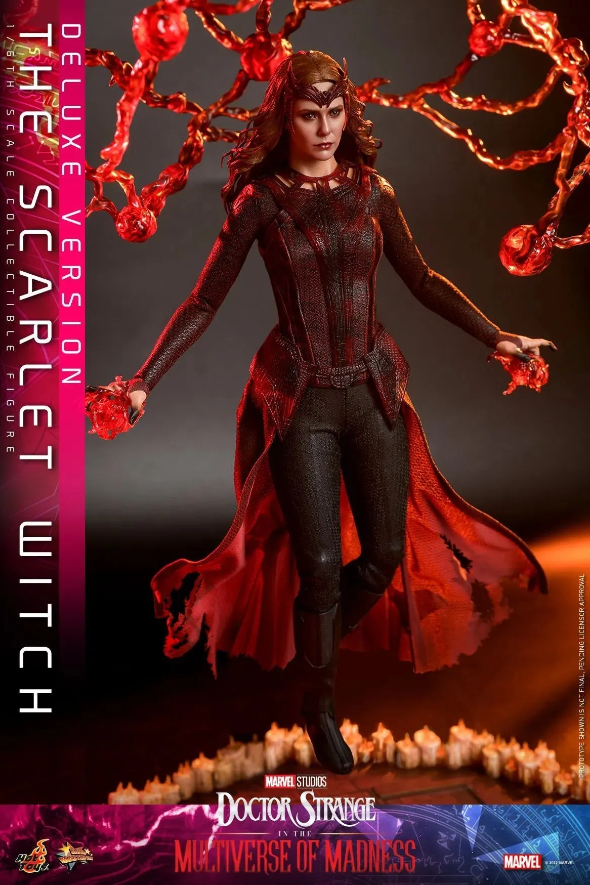 The Scarlet Witch: Deluxe: Multiverse Of Madness: Marvel: MMS653: Hot Toys