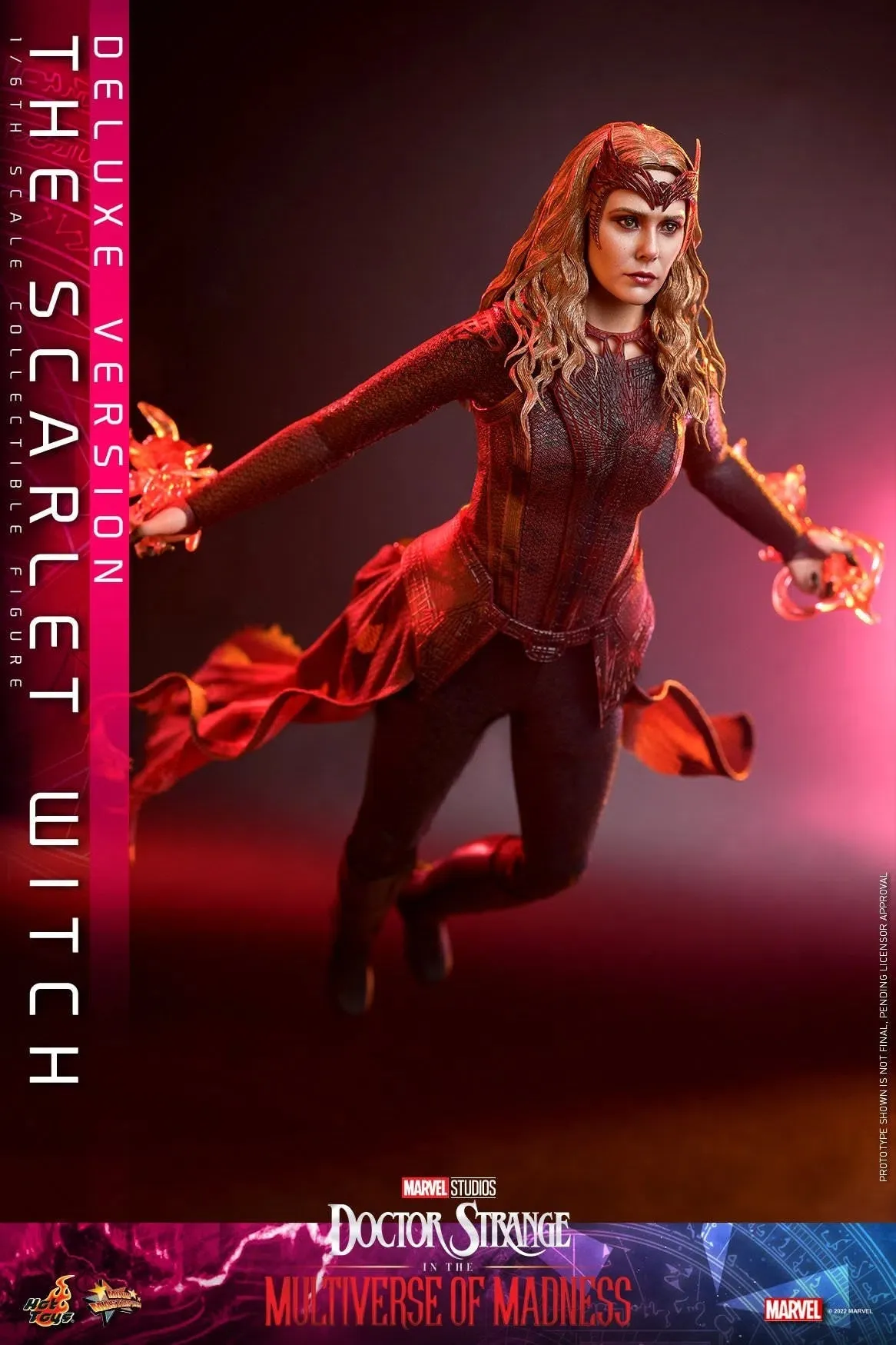 The Scarlet Witch: Deluxe: Multiverse Of Madness: Marvel: MMS653: Hot Toys