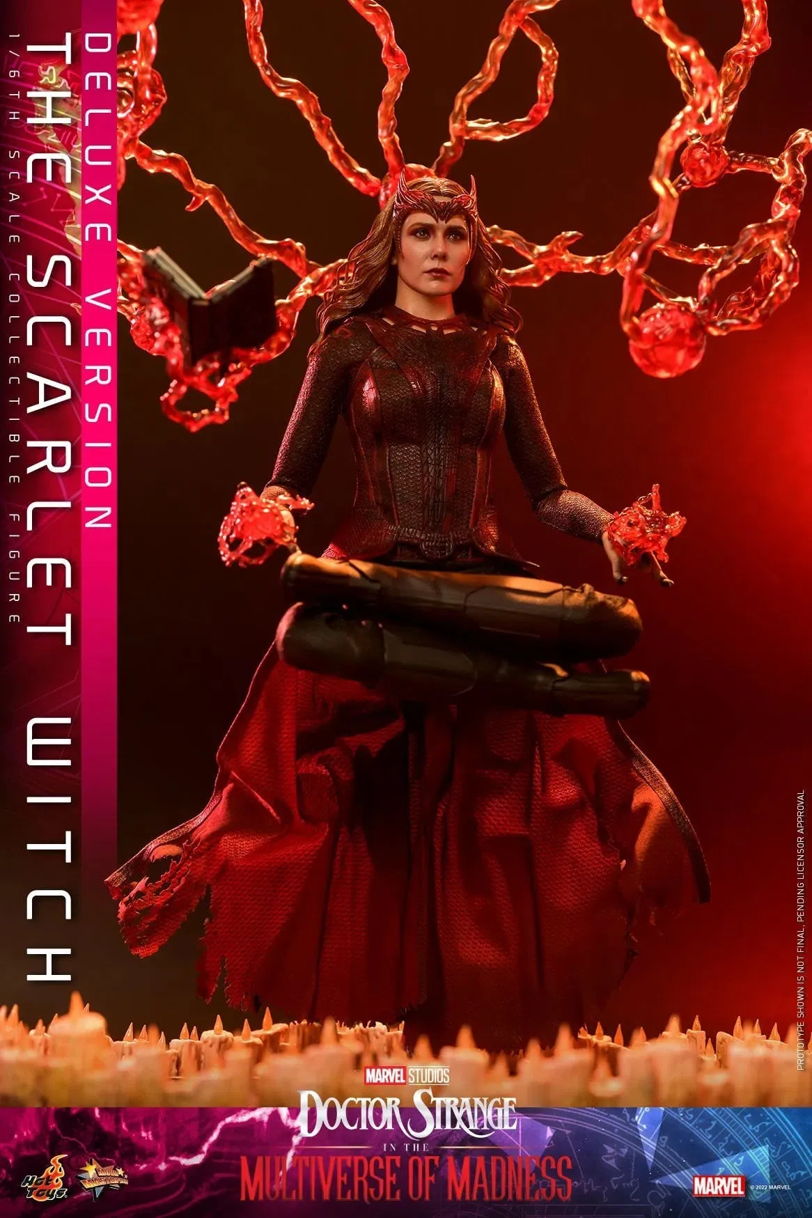 The Scarlet Witch: Deluxe: Multiverse Of Madness: Marvel: MMS653: Hot Toys