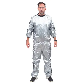 Todd & Margo Shiny Silver Workout Top and Pants