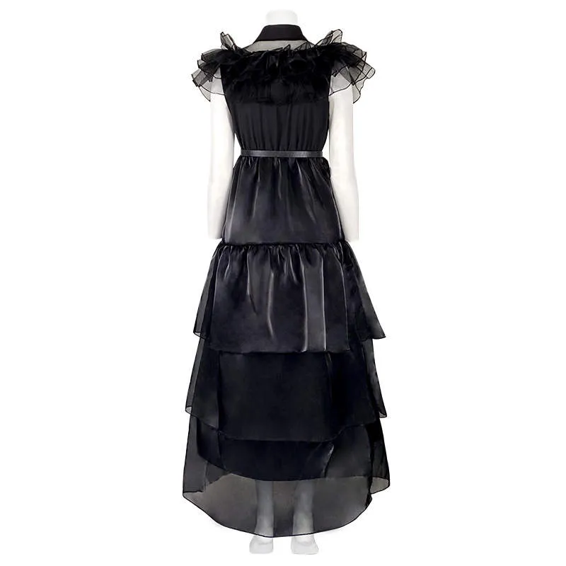 Wednesday Addams Prom Dress Cosplay Costume