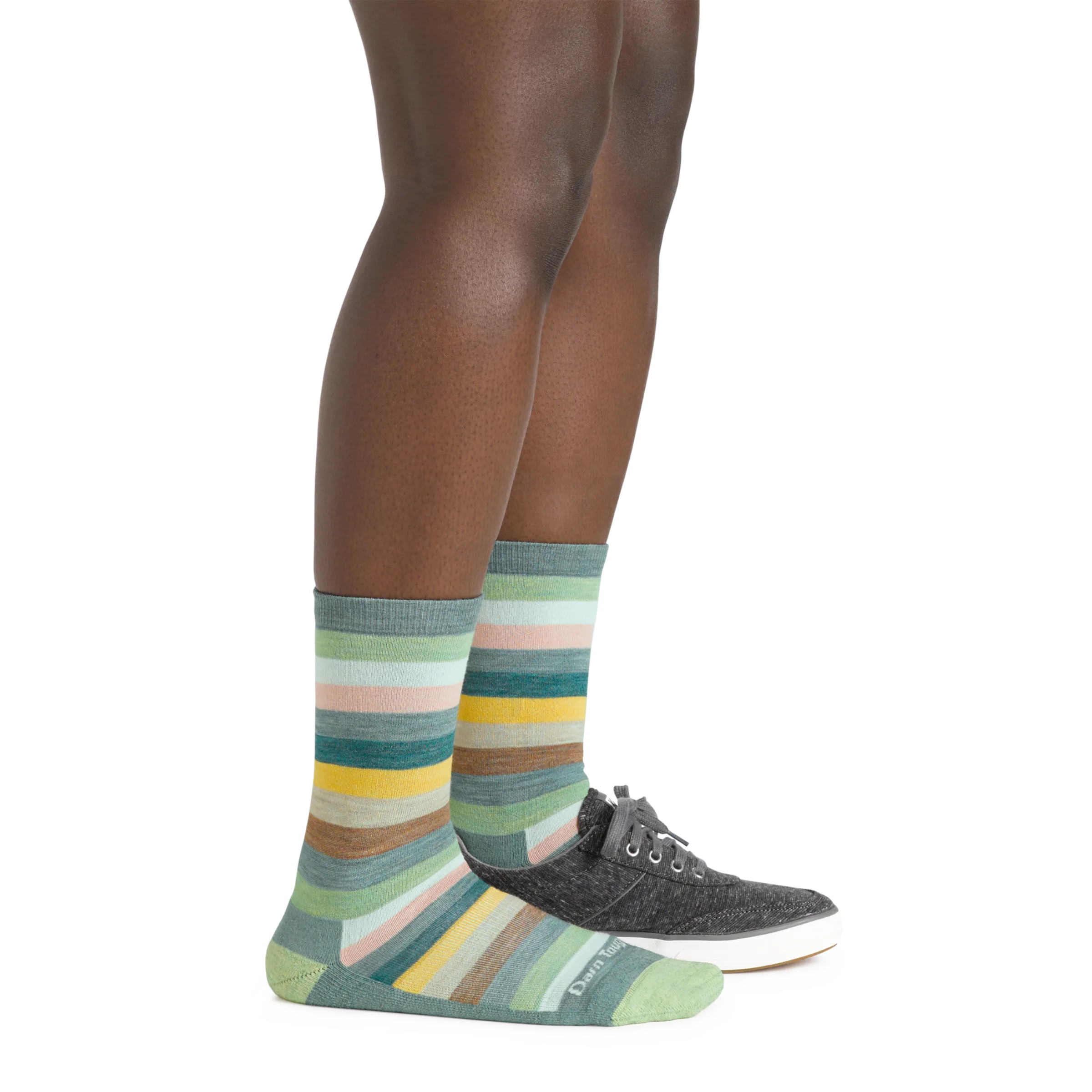 Women's Mystic Stripe Crew  Lightweight Lifestyle Sock