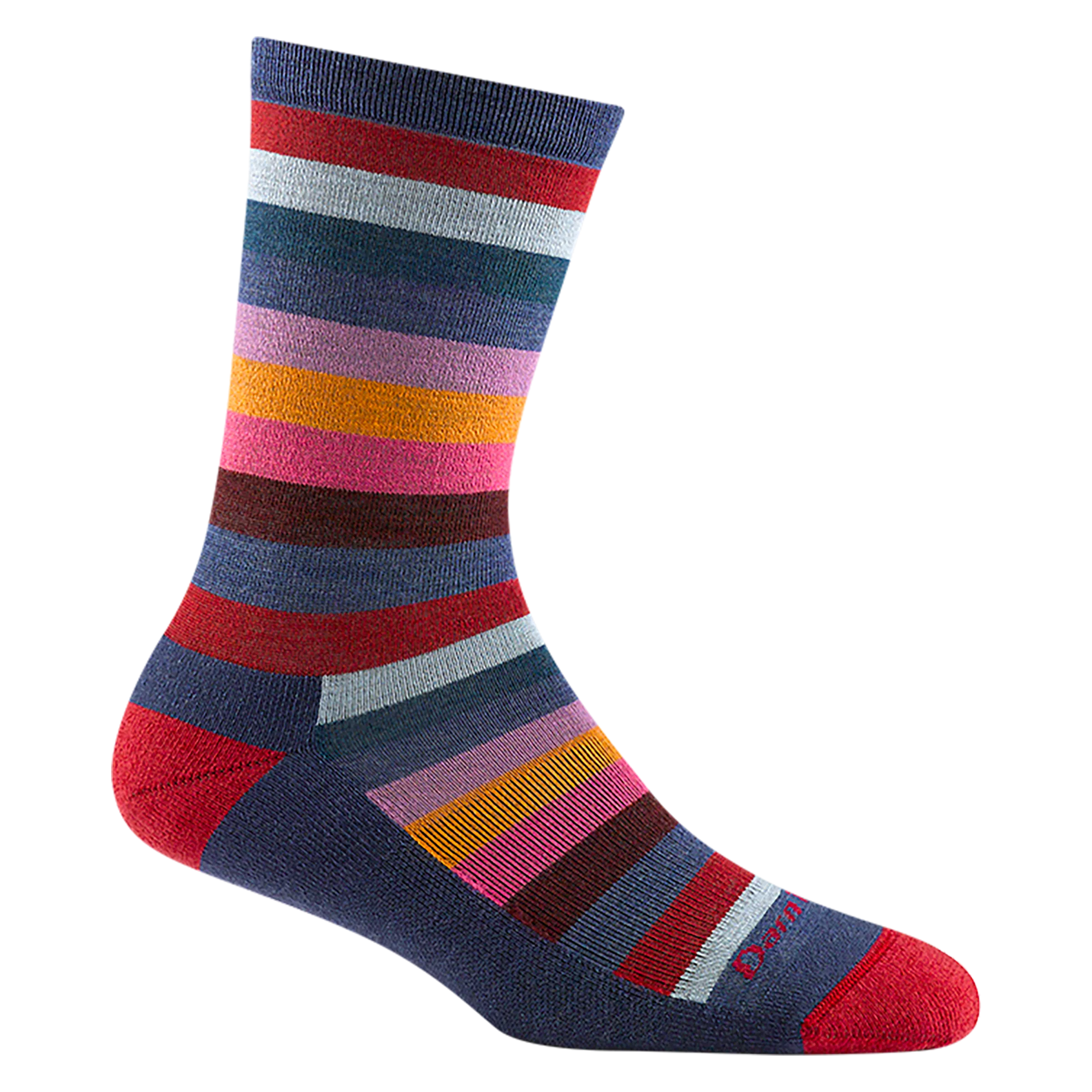 Women's Mystic Stripe Crew  Lightweight Lifestyle Sock